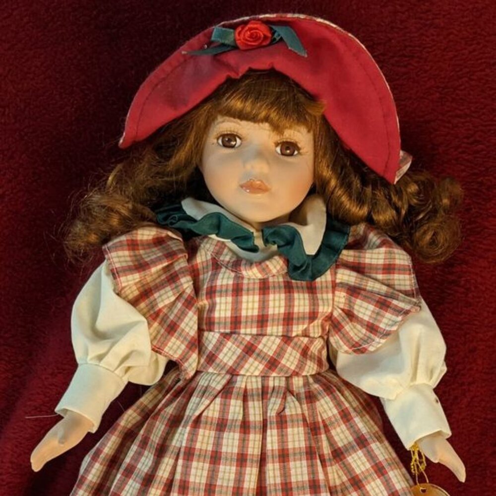 Beautiful Doll with Porcelain Face and hands